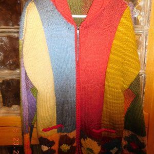 Hand-made Wool Sweater Jacket